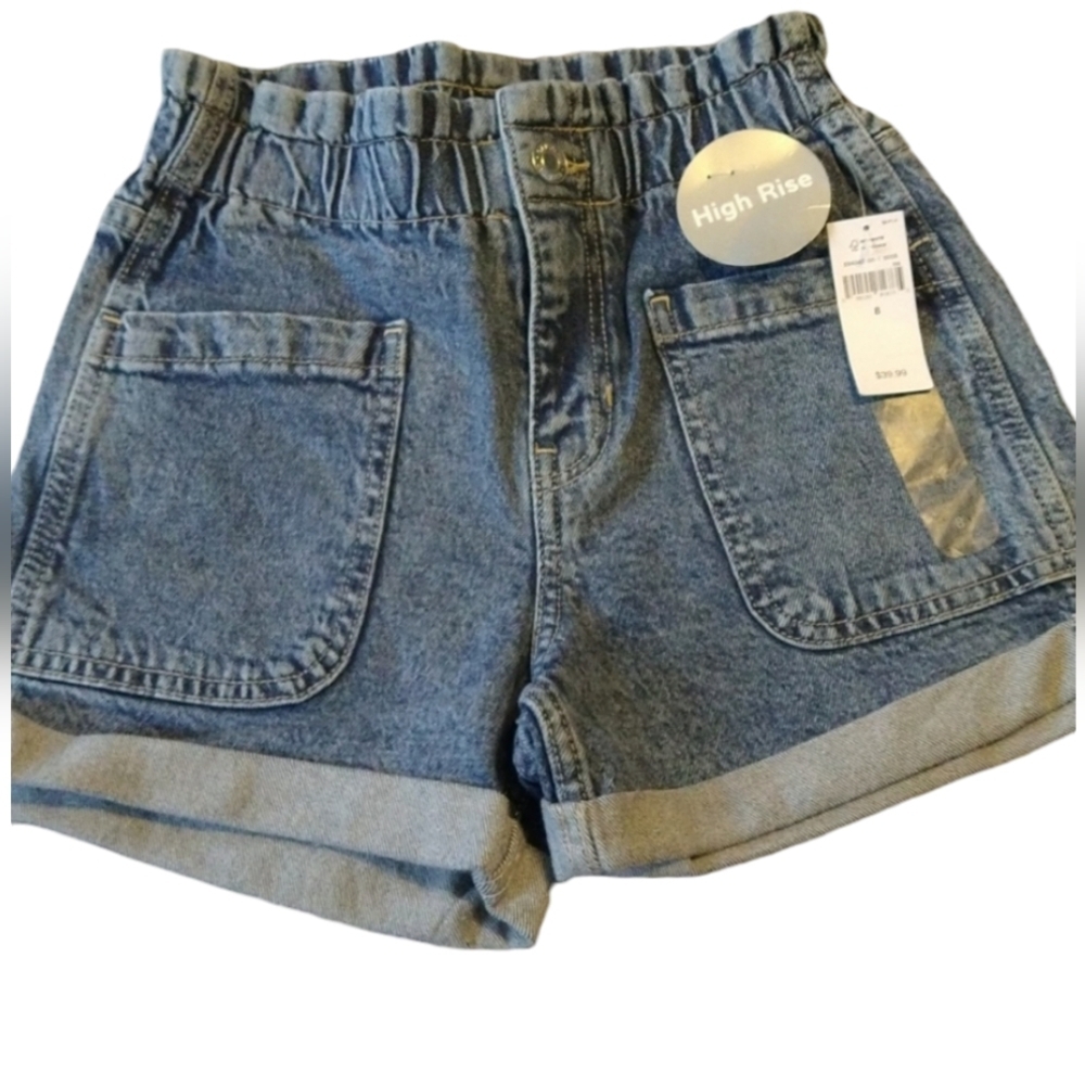Gap high-rise denim shorts
